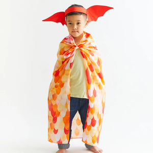 Sarah's Silks Playsilk - Red Dinosaur-Sarah's Silks-Modern Rascals