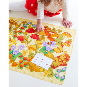 Sarah's Silks Seek and Find Playsilk - Mushroom-Sarah's Silks-Modern Rascals