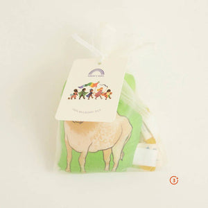 Sarah's Silks Stuffed Animal Set - Cow, Hen And Rooster-Sarah's Silks-Modern Rascals