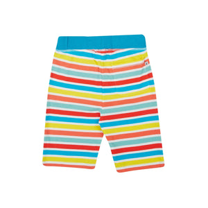 Sea Rainbow Stripe Sunny Shorts - 1 Left Size 2-3 years-Frugi-Modern Rascals