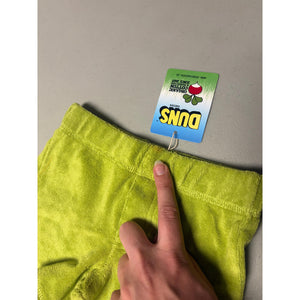 SECONDS - DUNS Sweden Bright Chartreuse Green Terry Shorts - Size 1-2 Years (92cm)-Warehouse Find-Modern Rascals