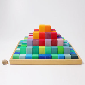 SECONDS - Grimm's Large Stepped Pyramid Building Set - 4cm Scale-Warehouse Find-Modern Rascals