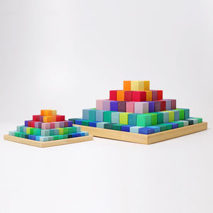 SECONDS - Grimm's Large Stepped Pyramid Building Set - 4cm Scale-Warehouse Find-Modern Rascals