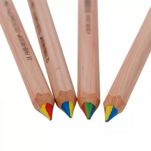SECONDS - Lyra Colour Giant Hexagonal 4 Colour Pencil Crayon (single)-Warehouse Find-Modern Rascals