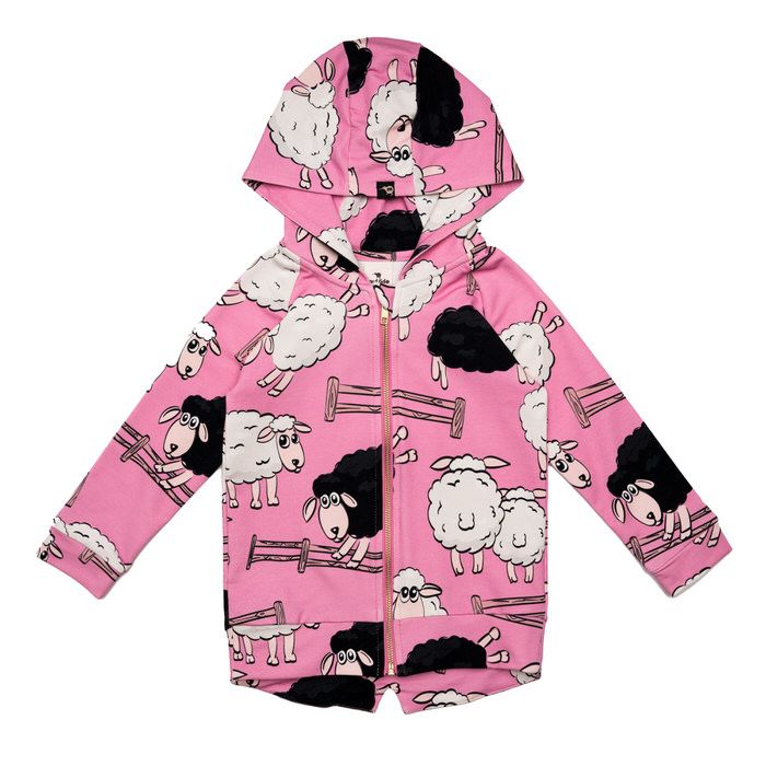 Sheep Hoodie - Pink - 1 Left Size 8-10 years-Mullido-Modern Rascals