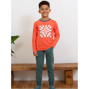 Side Stripe Joggers in Pine - 1 Left Size 2-3 years-Kite-Modern Rascals