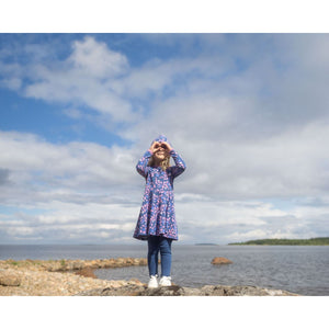 SINNA Long Sleeve Dress - Blueberry in Lilac - 1 Left Size 2-3 years-PaaPii-Modern Rascals