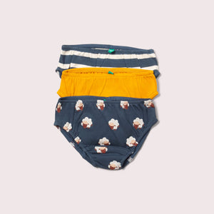 Sleeping Sheep Organic Underwear Set - 3 Pack-Little Green Radicals-Modern Rascals