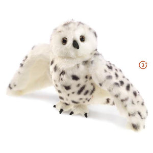 Snowy Owl Puppet-Folkmanis Puppets-Modern Rascals