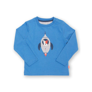 Space Pup Long Sleeve Shirt - 2 Left Size 7-8 & 9-11 years-Kite-Modern Rascals