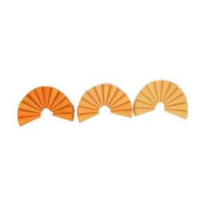 Grapat Loose Parts Mini Cones - 36 pieces in Oranges-Grapat-Modern Rascals