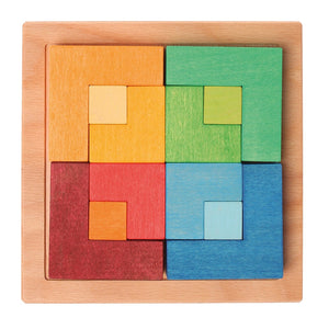 Spare Parts - Grimm's Learning - Small Squares with Template-Grimms-Modern Rascals