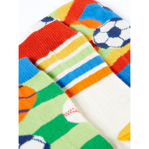 Sports Rock My Socks - 3 Pack-Frugi-Modern Rascals