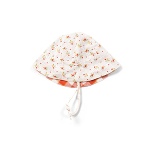 Spring Flowers Reversible Sunhat - 1 Left Size 3-5 years-Little Green Radicals-Modern Rascals