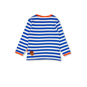 Squirrel Applique Long Sleeve Shirt-Toby Tiger-Modern Rascals