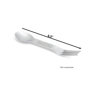 Stainless Steel Spork | Combined Spoon + Fork Utensil-Dalcini Stainless-Modern Rascals