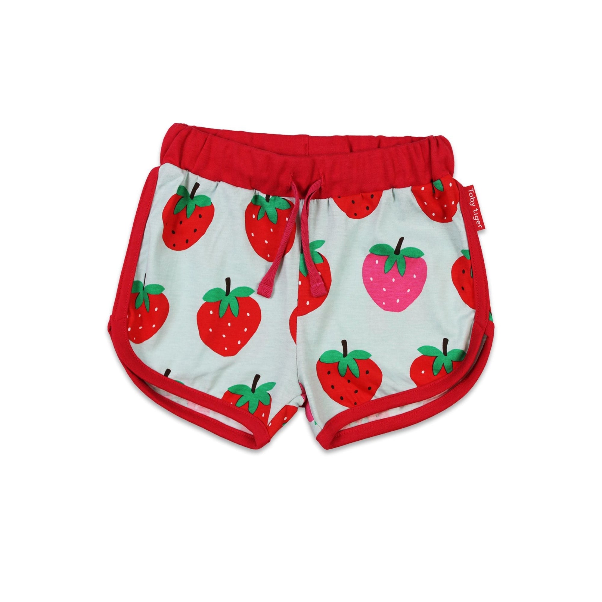 Strawberry Running Shorts-Toby Tiger-Modern Rascals