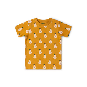 Summer Pears Short Sleeve T-Shirt - 1 Left Size 4-5 years-Little Green Radicals-Modern Rascals