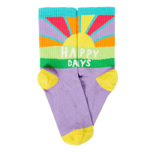 Sunnie Adventure Socks - 5 Pack - 2 Left Size 4-6 years-Frugi-Modern Rascals
