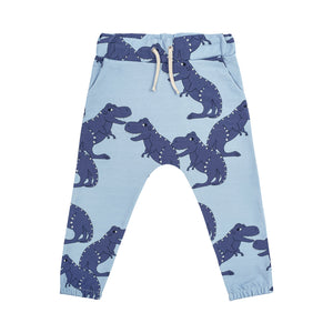 T-Rex Pants - Blue - 1 Left Size 8-10 years-Dear Sophie-Modern Rascals