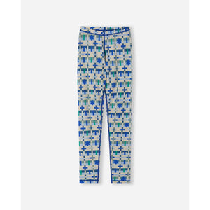 Taitoa Wool-Lyocell Blend Base Layer Set - Birch Beige - Print-Reima-Modern Rascals