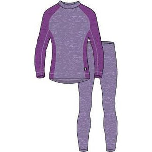 Taitoa Wool-Lyocell Blend Base Layer Set - Misty Violet - Solid-Reima-Modern Rascals