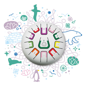 Tambu 8" 11 Tones Tongue Drum - Iceberg Dream-Tambu-Modern Rascals