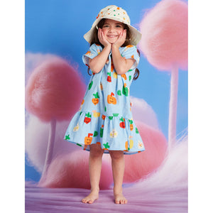 Teeny Tiny Veg Woven Dress-Halcyon Nights-Modern Rascals