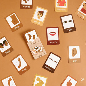The Little Omo's Parts of the Body Flashcards-Little Omo-Modern Rascals