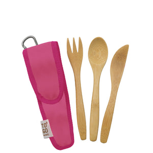 To Go Ware Bamboo Reusable Kids Utensil Set - Multiple Colours Available-To Go Ware-Modern Rascals