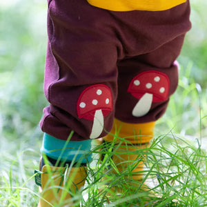 Toadstool Knee Patch Joggers-Little Green Radicals-Modern Rascals
