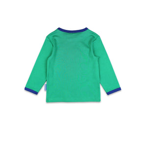 Toys Bicycle Dinosaur Applique Long Sleeve Shirt - 1 Left Size 7-8 years-Toby Tiger-Modern Rascals