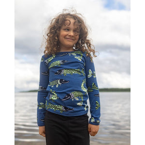 ULJAS Long Sleeve Shirt - Pike in Blueberry Forest-PaaPii-Modern Rascals