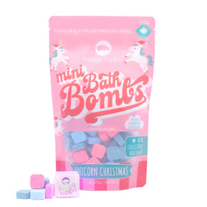 Unicorn Christmas - Mini Bath Bombs with Bath Light-Happy Hippo Bath-Modern Rascals