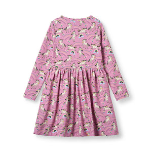 Unicorns Regent Long Sleeve Dress-Smafolk-Modern Rascals