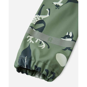 Vesti Waterproof Rain Coat - Green Clay-Reima-Modern Rascals