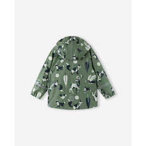 Vesti Waterproof Rain Coat - Green Clay-Reima-Modern Rascals