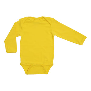 Vibrant Yellow Long Sleeve Onesie - 1 Left Size 3-6 months-More Than A Fling-Modern Rascals