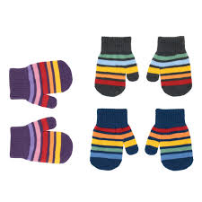 Villervalla Striped Glove Size 1-3 years - Assorted Stripes-Warehouse Find-Modern Rascals