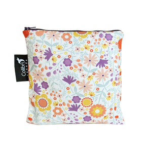Wild Flowers Reusable Snack Bag - Large-Colibri-Modern Rascals