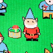 Women's Mushroom & Gnome Forage Athletic Socks-Friday Sock Co.-Modern Rascals