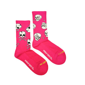 Women's Sculls Silly Athletic Socks-Friday Sock Co.-Modern Rascals