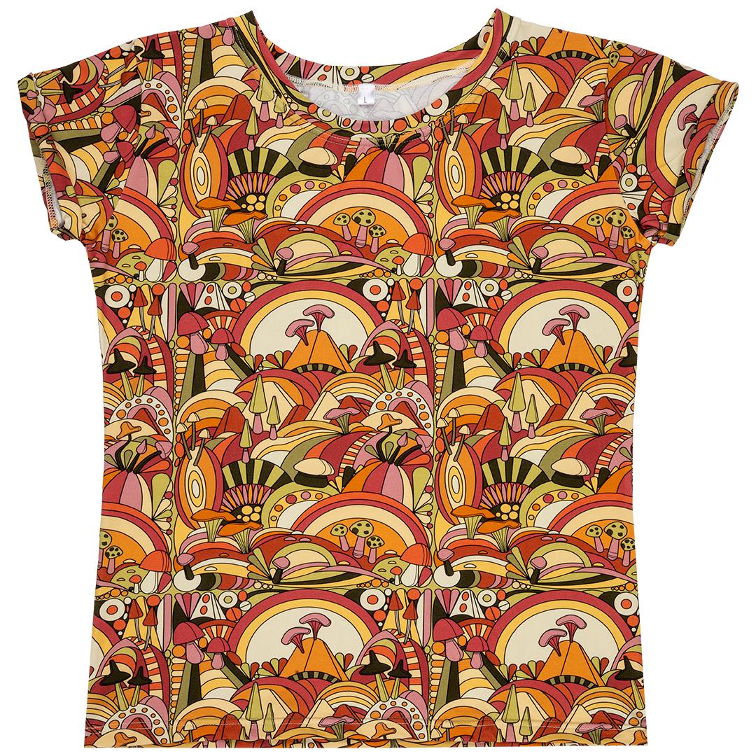 Women's Wonderland Short Sleeve Shirt - 2 Left Size S/M-Jelly Alligator-Modern Rascals