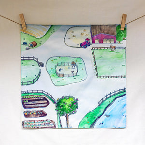 Wonderie Around the Farm Playcloth-Wonderie-Modern Rascals