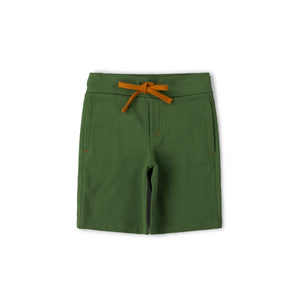 Woodland Green Comfy Jogger Shorts-Little Green Radicals-Modern Rascals
