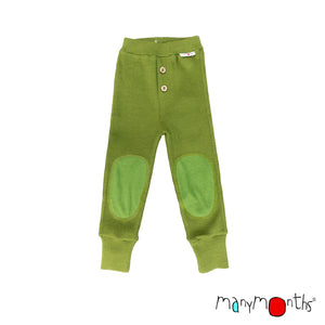 Wool Baby Joggers with Knee Patches - Multiple Colours-ManyMonths Nature Woolies-Modern Rascals