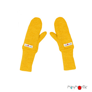 Wool Children's Long Cuff Mittens - Multiple Colours-ManyMonths Nature Woolies-Modern Rascals