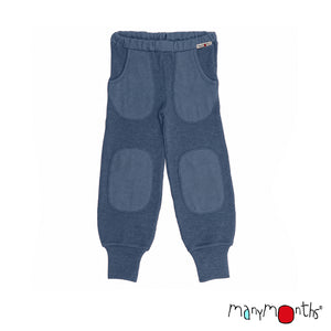 Wool Hazel Unisex Joggers with Pockets and Knee Patches - Multiple Colours-ManyMonths Nature Woolies-Modern Rascals