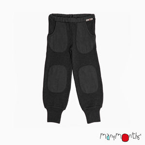 Wool Hazel Unisex Joggers with Pockets and Knee Patches - Multiple Colours-ManyMonths Nature Woolies-Modern Rascals