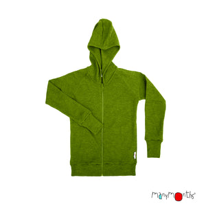 Wool Hooded ZIp Cardigan with Side Pockets - Multiple Colours-ManyMonths Nature Woolies-Modern Rascals